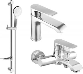 Mexen Pecos DF05 set de baie, crom - 72703DF05-00