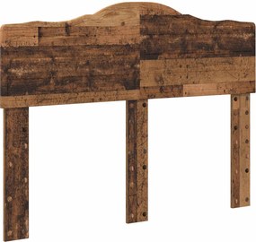 vidaXL Tăblie cap Lemn Vechi 120 cm Lemn compozit