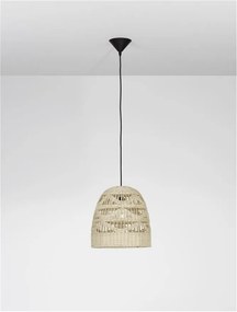 Lustra / Pendul modern design natural ratan MARLO D-30cm