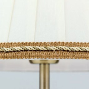 Lampă de masă Orion LA 4-1084/1 TONIA 1xE27/60W/230V d. 25 cm alb/bronz
