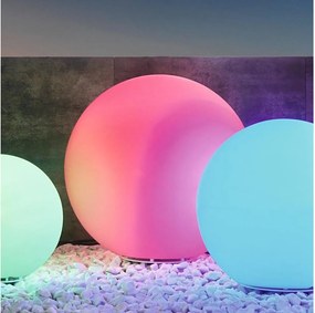 Eglo 98108 - Lampă de exterior MONTEROLO-C LED RGBW, 9W, 230V, IP65, Ø600 mm