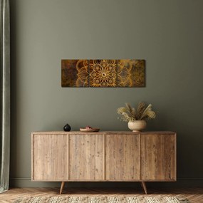 Tablou - Mandala bucuriei (cu ceas) (90x30 cm)