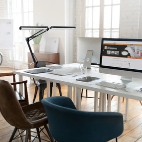 Lampă de birou LED TENUIX DUO, cu intensitate reglabilă, 15W, 230V, 3000–6000K