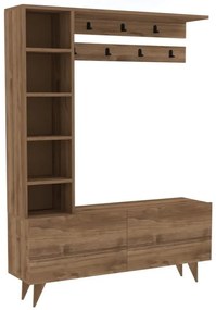 Set pentru hol cu aspect de lemn de nuc Hale – Kalune Design