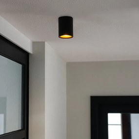 Spot modern negru cu auriu - Ronda