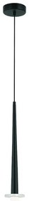Pendul LED, Lustra suspendata moderna STORM negru/ marmura alba