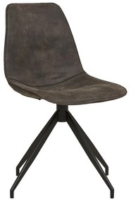 Scaune de dining gri 2 buc. Monaco – House Nordic