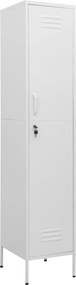vidaXL Dulap de vestiar, alb, 35x46x180 cm, oțel