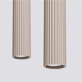 Lustră taupe din metal Gleam – Sollux