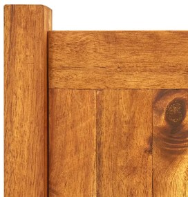 Strat inaltat de gradina, 200x50x25 cm, lemn de acacia 1, Maro, 200 x 50 x 25 cm