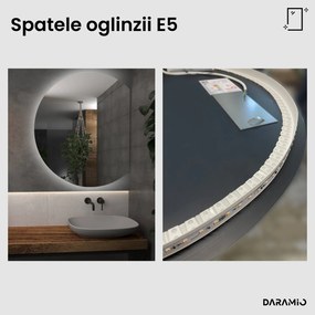 Oglindă rotundă cu iluminare LED E5