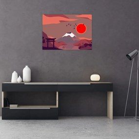Tablou - Munții Fuji (70x50 cm)