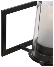 Aplică de perete neagră-albă – Ixia