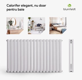 Blumfeldt Tallheo, 100 x 60, radiator, radiator tubular, 1445 W, apă caldă, 1/2