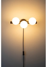 Aplică de perete neagră-albă Monica – White Label