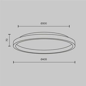 Plafoniera LED, Piatra naturala, Orign 40,5cm