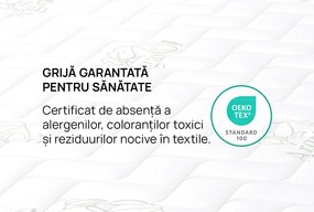 Saltea iSleep, Natura Organic, 90x200x18, Tare