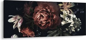 Tablou - Flori întunecate (120x50 cm)