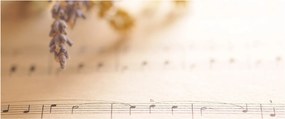 Tablou - Cântec (120x50 cm)
