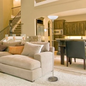 Rabalux 4019 - Lampadar PEARL CLASSIC 1xE27/60W + 1xE14/40W