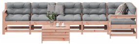vidaXL Set mobilier de grădină cu perne, 7 piese, lemn masiv douglas