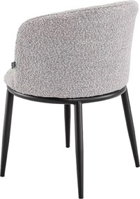 Set de 2 scaune LUX Filmore Boucle gri