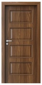 Usa Interior din MDF Porta Laminate CPL Model 5.1 (Culoare: Gri, Toc: Reglabil 10 cm, Maner: Patrat argintiu crom, Dimensiune: 80 cm)