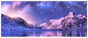 Tablou - Peisaj arctic (120x50 cm)