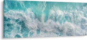 Tablou - Vedere a valurilor oceanului (120x50 cm)