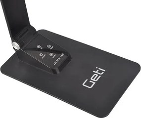 Lampă LED dimabilă de masă cu USB LED/7W/230V 3000K/4000K/5500K negru