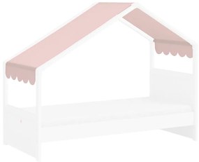 Copertina laterala roz pentru acoperis MONTES WHITE