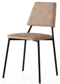 Set de scaune de sufragerie Lima Mink and Black, 2buc.