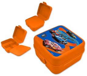 Hot Wheels cutie de prânz cu mai multe compartimente, cutie sandwich