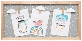 Rama foto din lemn CLOUD 40 cm