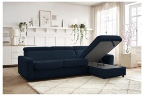 Colțar albastru închis extensibil (cu colț variabil) Monaco – Bobochic Paris