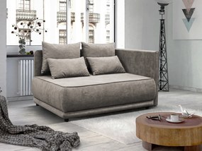 Canapea extensibilă, bej gri Taupe, pe dreapta, LIAMI