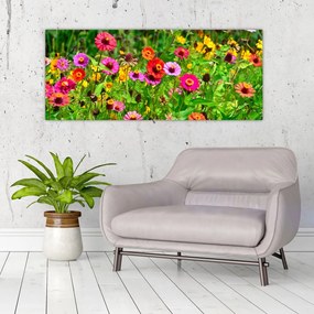 Tablou cu flori de luncă (120x50 cm), în 40 de alte dimensiuni noi