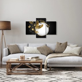Tablou - Bile cu motive aurii (90x60 cm)