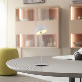 Schöner Wohnen 19244-16 - Lampă de masă LED BELLIS, dimabilă, LED/2,5W/5V IP54, albă