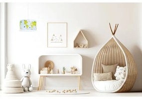 Lustră pe cablu pentru copii SWEET DREAMS 1xE27/60W/230V d. 30 cm