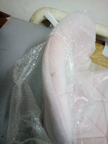 Reducere Scaun de birou roz AVOLA VELVET clasa a II-a