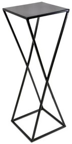 Suport pentru flori 70x24 cm, negru