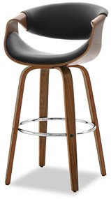 Scaun Bjorn H (nuc închis + nuc-crom). Promo -11%. 1110652