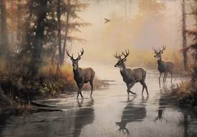 Fototapet - Căprioară II. (147x102 cm)