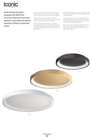 Plafonieră LED dimabilă Redo 01-2668 LED/40W/230V d. 48 cm negru