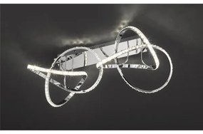 Plafonieră LED dimmabilă ABRO LED/49W/230V, crom lucios