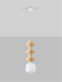 Pendul ceramic design modern CHIC galben