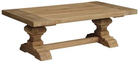 Masuta de cafea dreptunghiulara din lemn 135x75x45 cm maro