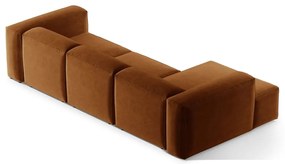 Colțar cărămiziu (cu colț pe partea stângă/cu șezlong) Bergamo – Cosmopolitan Design