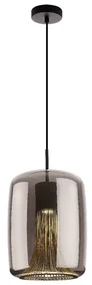 Lustra, Pendul design modern KRISS negru/ crom